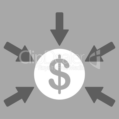 Income icon from Business Bicolor Set