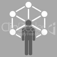 Network icon from Business Bicolor Set