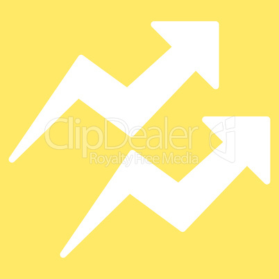 Trends icon from Business Bicolor Set