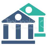 Banks icon from Business Bicolor Set