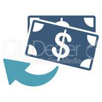 Cashback icon from Business Bicolor Set