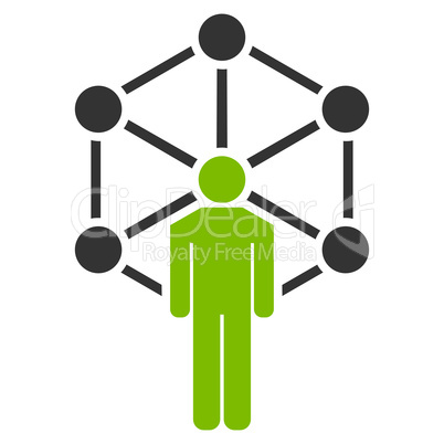 Network icon from Business Bicolor Set