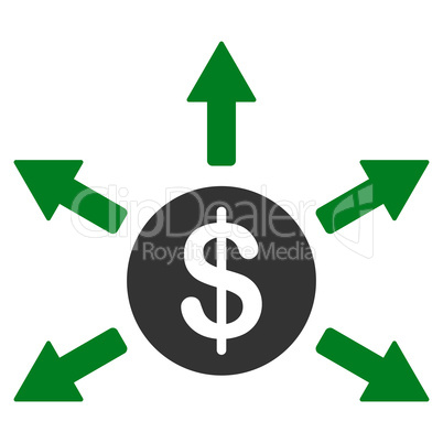 Cashout icon from Business Bicolor Set
