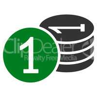 Coins icon from Business Bicolor Set