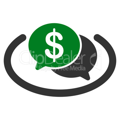 Financial Network icon from Business Bicolor Set