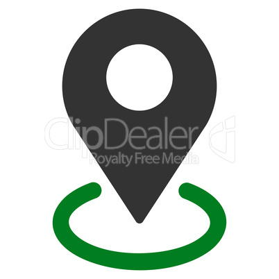 Geo Targeting icon from Business Bicolor Set