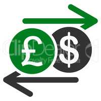 Money Exchange icon from Business Bicolor Set