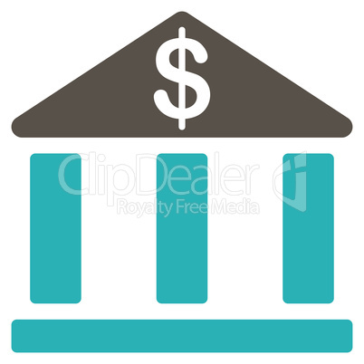 Bank icon from Business Bicolor Set