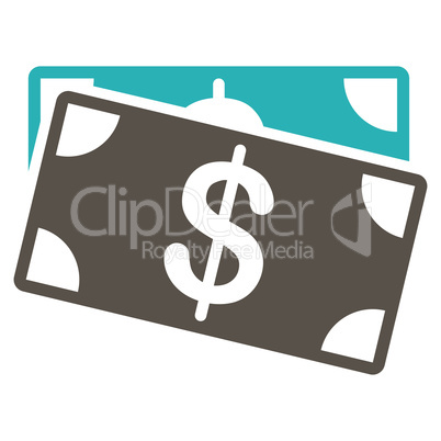 Dollar Banknotes icon from Business Bicolor Set