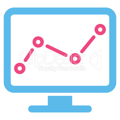 Monitoring icon from Business Bicolor Set