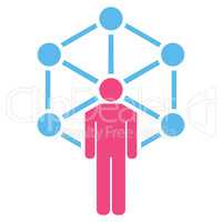 Network icon from Business Bicolor Set