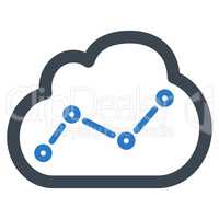 Analytics icon from Business Bicolor Set