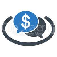 Financial Network icon from Business Bicolor Set