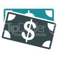 Dollar Banknotes icon from Business Bicolor Set