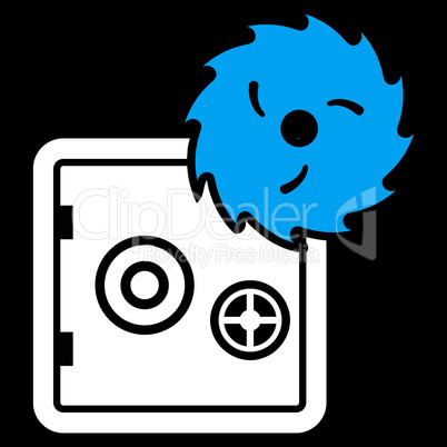 Hacking theft icon