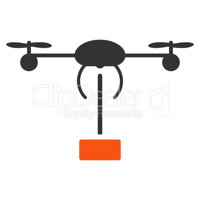 Copter shipment icon