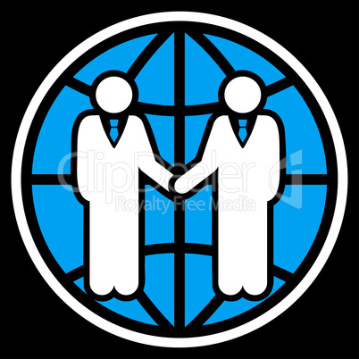 Global partnership icon