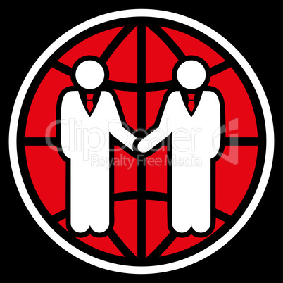 Global partnership icon