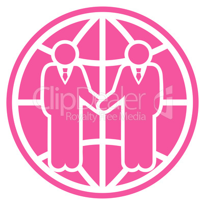 Global partnership icon