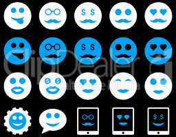 Smile and emotion icons