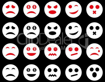 Smile and emotion icons