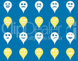 Emotion map marker icons