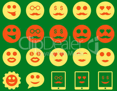 Smile and emotion icons