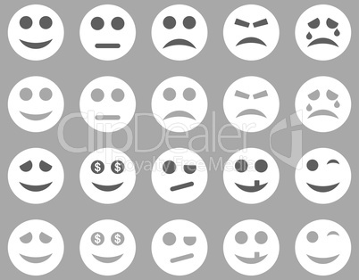 Smile and emotion icons