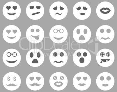 Smile and emotion icons