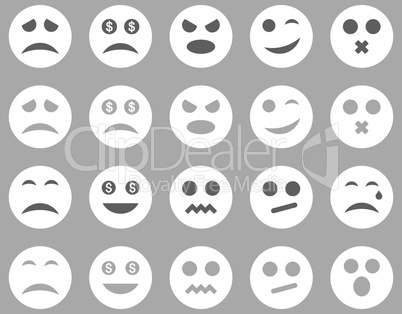 Smile and emotion icons