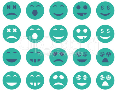 Smile and emotion icons