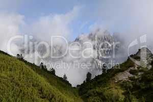 Wolken an der Marchreisenspitze