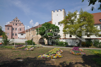Schloss, Stadtbrille und Zeughaus in Amberg