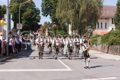 Hausham/Deutschland/ Bayern-09.August:Musikkapelle Agatharied