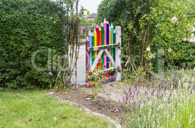 creative garden door