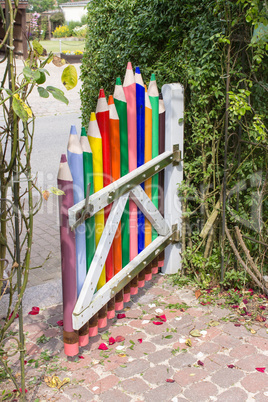 creative garden door