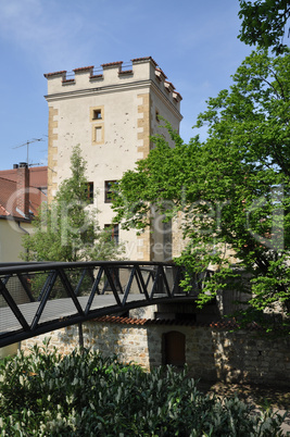 Basteisteg und Stadttor in Amberg