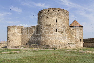 Ancient Akkerman fortress at Belgorod-Dnestrovsky, near Odessa, Ukraine. Citadel old fortress. The South of Ukraine photo