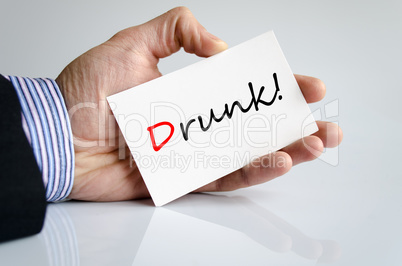 Drunk Text Concept