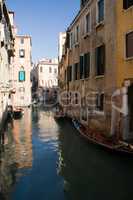 Seitenkanal des Canale Grande in Venedig