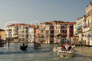 Blick auf den Canale Grande in Venedig