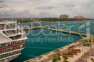 Kreuzfahrthafen in Nassau auf den Bahamas