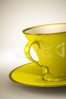 yellow cup