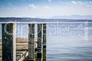 wooden jetty