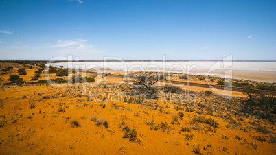dry lake Australia
