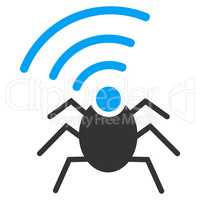 Radio spy bug icon