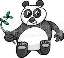 giant panda cartoon illustration