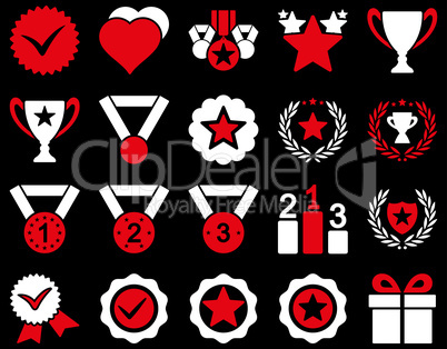Competition & Success Bicolor Icons