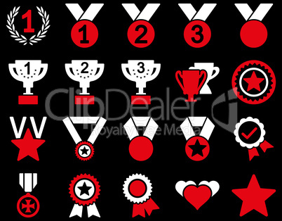 Competition & Success Bicolor Icons