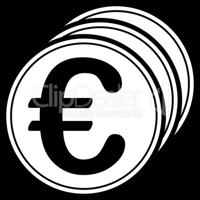 Euro coins icon